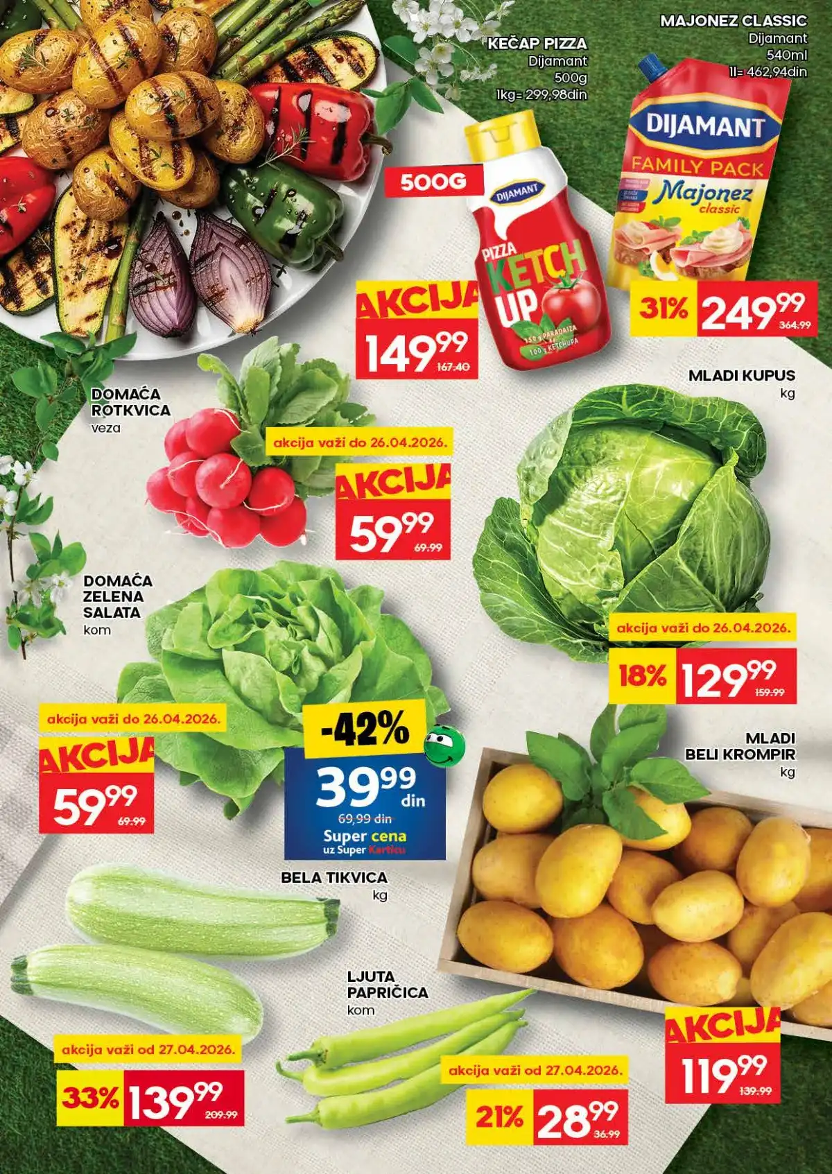 RODA katalog akcija do 29. aprila 2026. strana 5 piće i osnovne namirnice Srbija