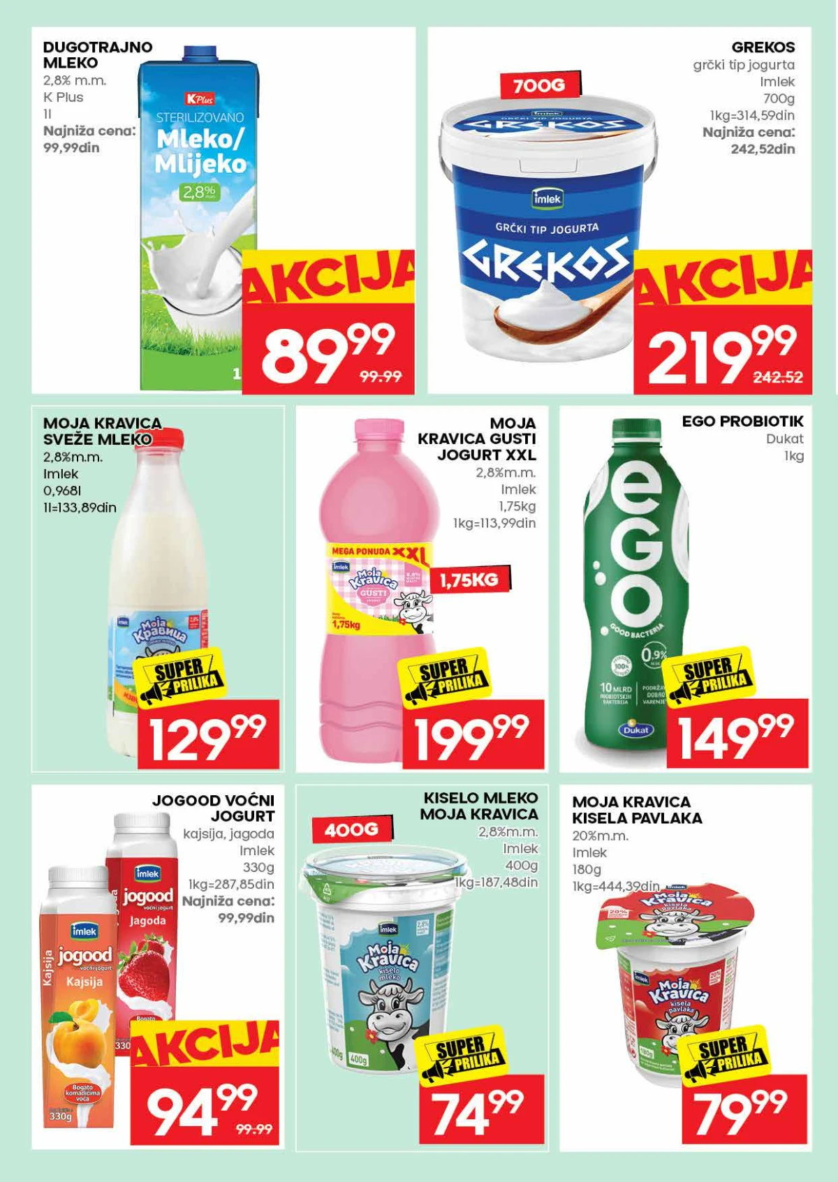 Roda katalog strana 10 – jaja, margarin, maslac i proizvodi za doručak po nižim cenama