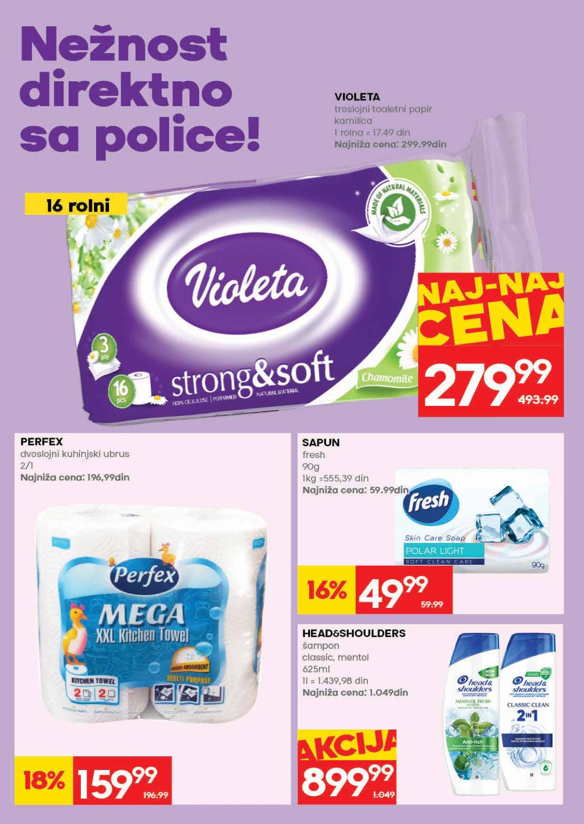 Roda katalog strana 28 – toalet papir, ubrusi, šamponi i proizvodi za ličnu negu