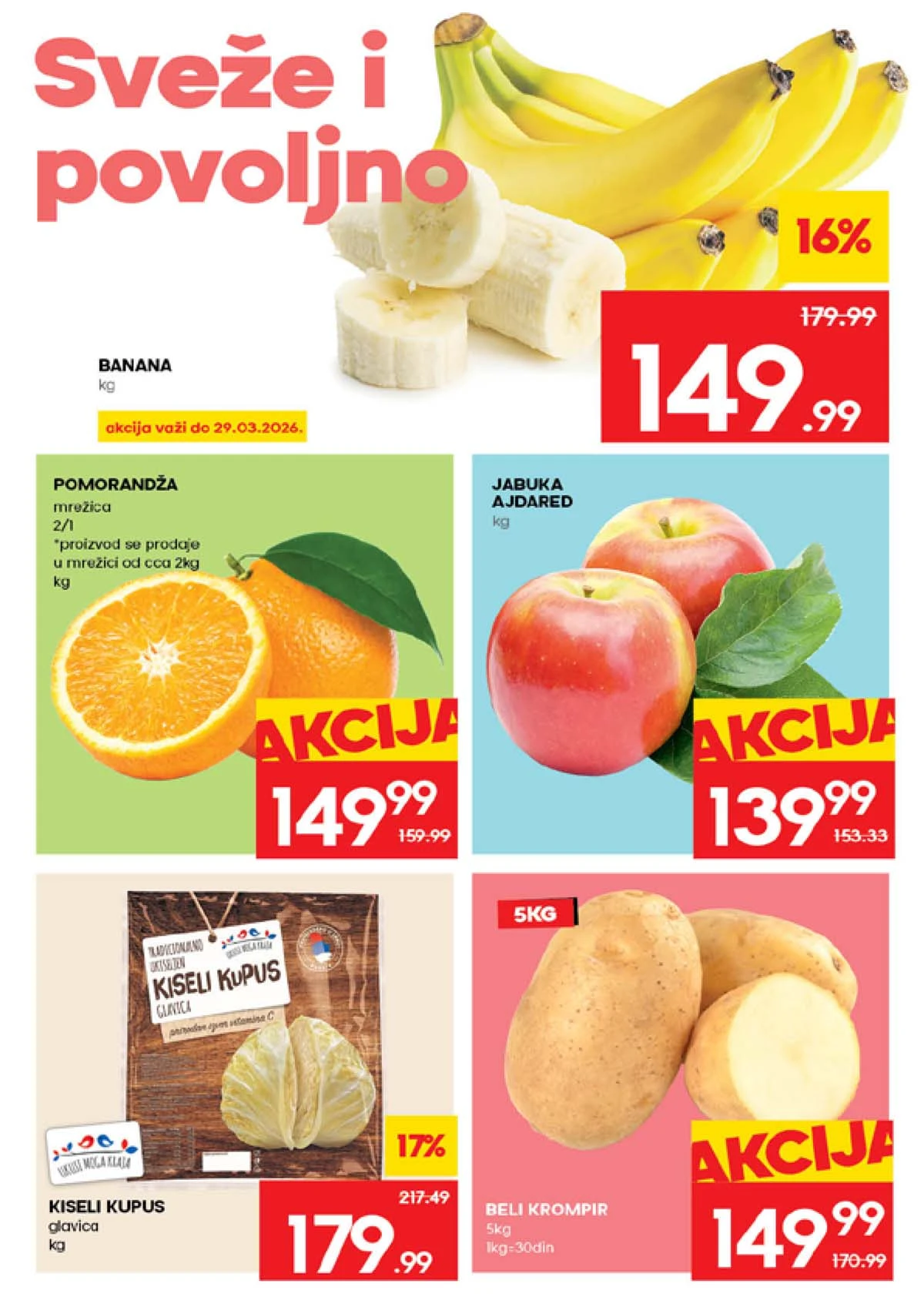 RODA katalog sniženja do 01. aprila 2026. – strana 2 RODA nedeljni katalog akcija do 01. aprila 2026. strana 2 prehrambeni proizvodi Srbija