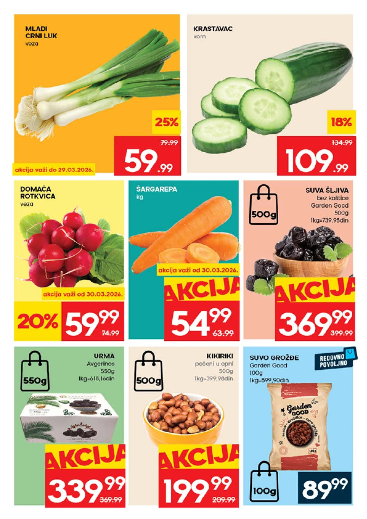 RODA katalog sniženja do 01. aprila 2026. – strana 3 RODA akcija do 01. aprila 2026. strana 3 sveže voće i povrće Srbija