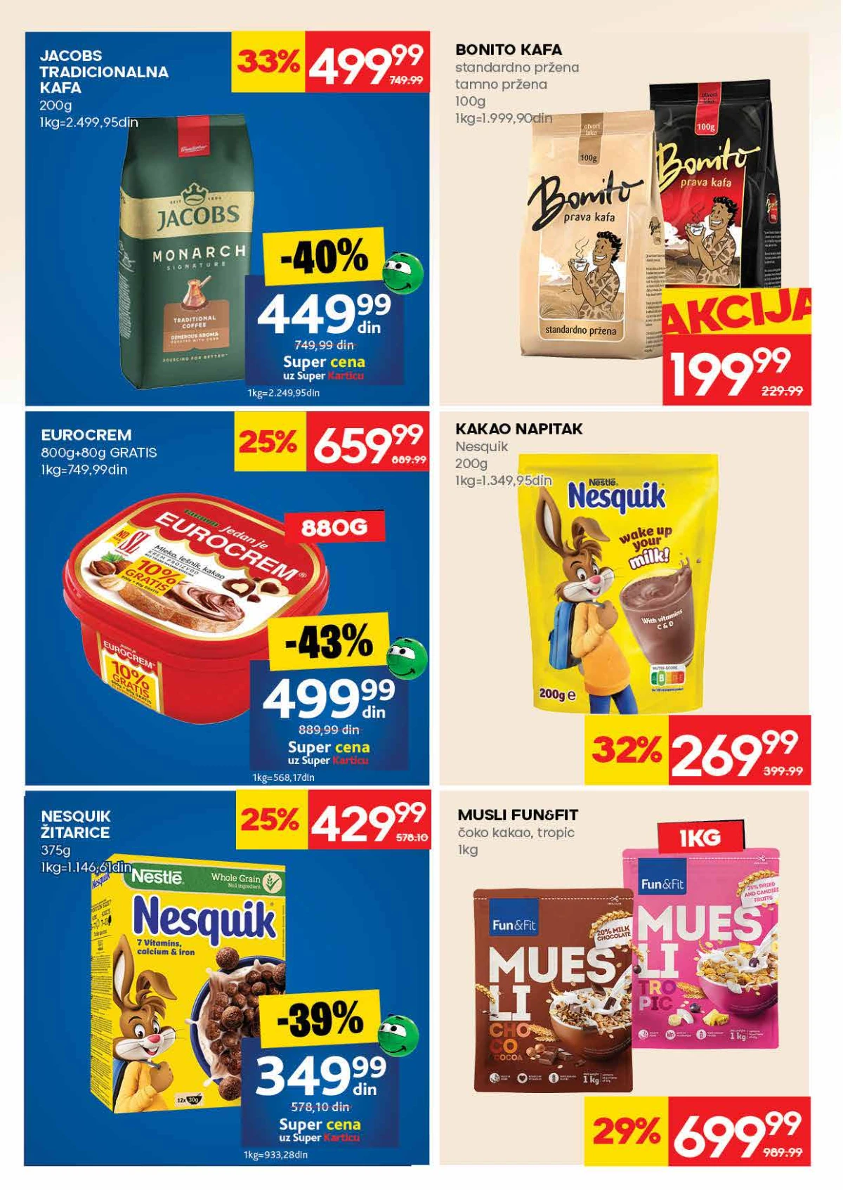 RODA katalog sniženja do 03.06.2026. – strana 16 RODA akcija do 03.06.2026. strana 16 prehrambeni proizvodi Srbija