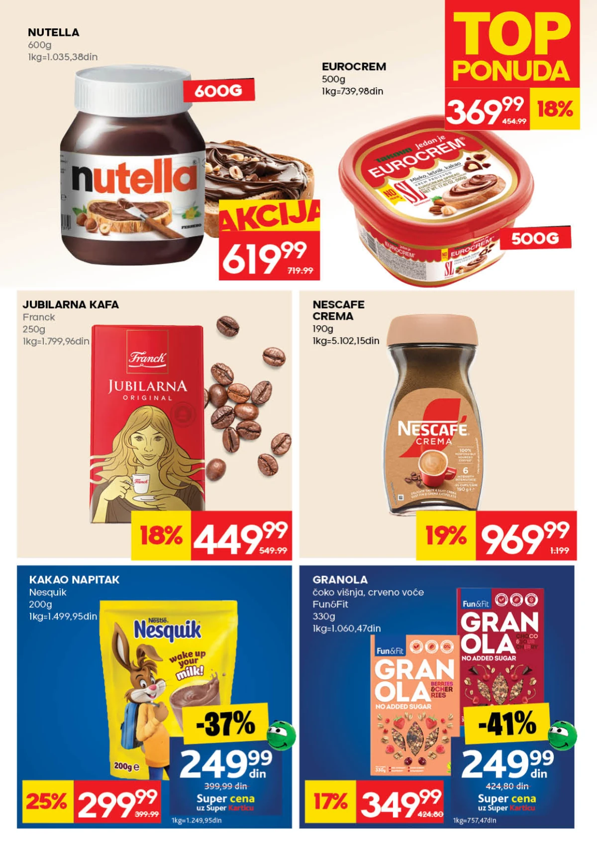 RODA akcija do 06. maja 2026. strana 16 prehrambeni proizvodi Srbija