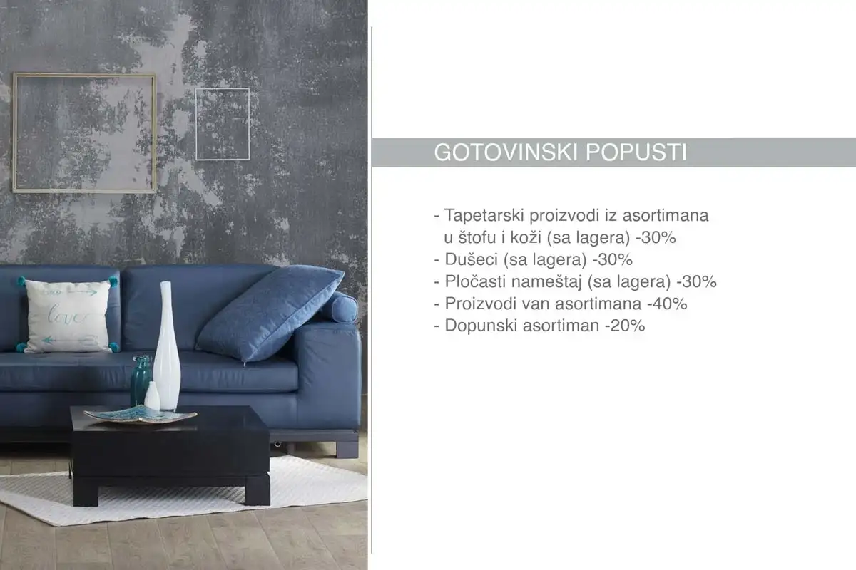 SIMPO rasprodaja do 80% katalog strana 2 Srbija 2026 namještaj