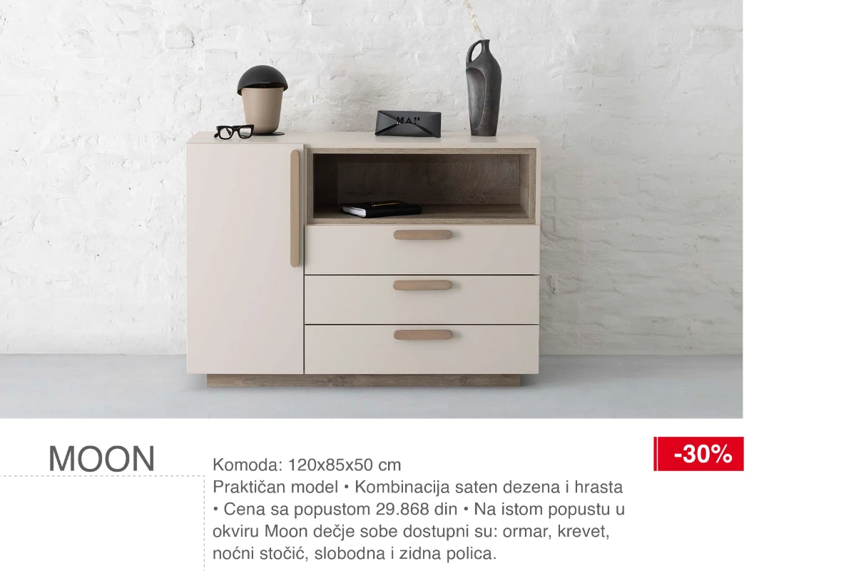 SIMPO Moon komoda popust 30% katalog maj 2026 strana 7