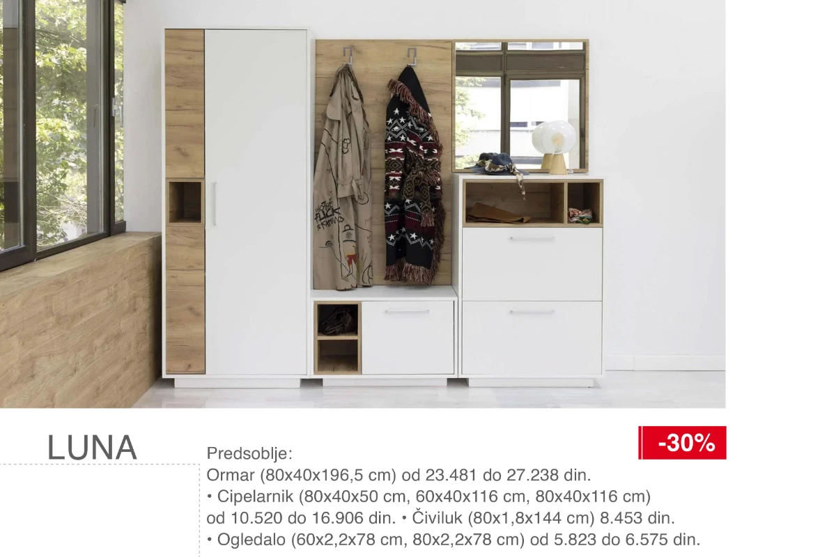 SIMPO Luna predsoblje popust 30% katalog maj 2026 strana 10