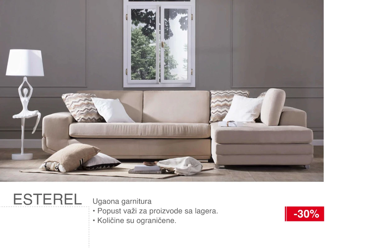 SIMPO Esterel ugaona garnitura na popustu 30% – strana 4