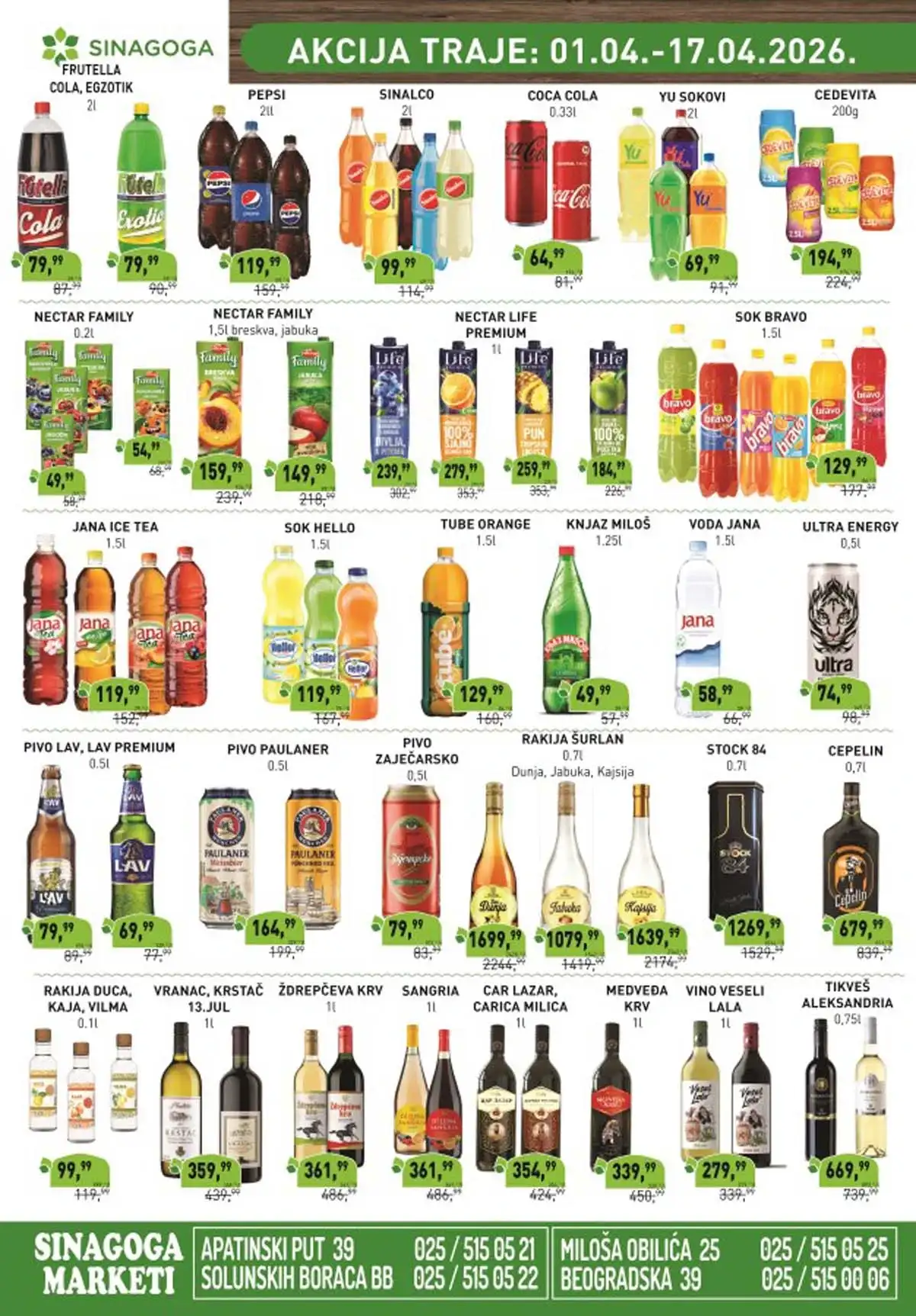 Sinagoga katalog popusti do 35% proizvodi za domaćinstvo i svakodnevnu kupovinu