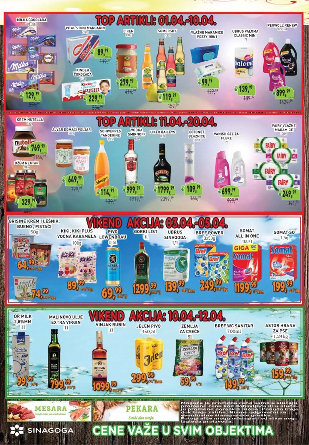 Sinagoga katalog akcija do 35% kompletna ponuda i sniženja do 17.04.2026