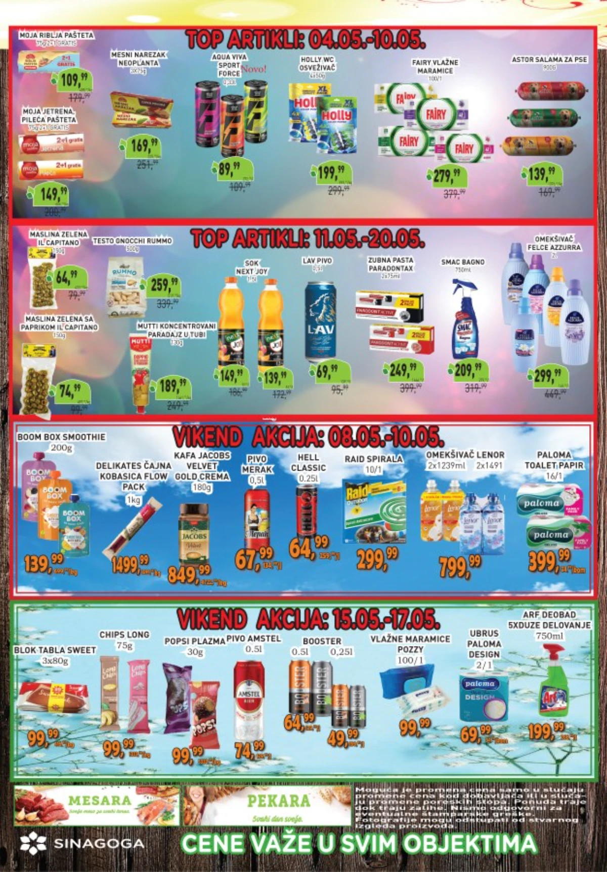 Sinagoga katalog akcija do 35% kompletna ponuda i sniženja do 17.05.2026