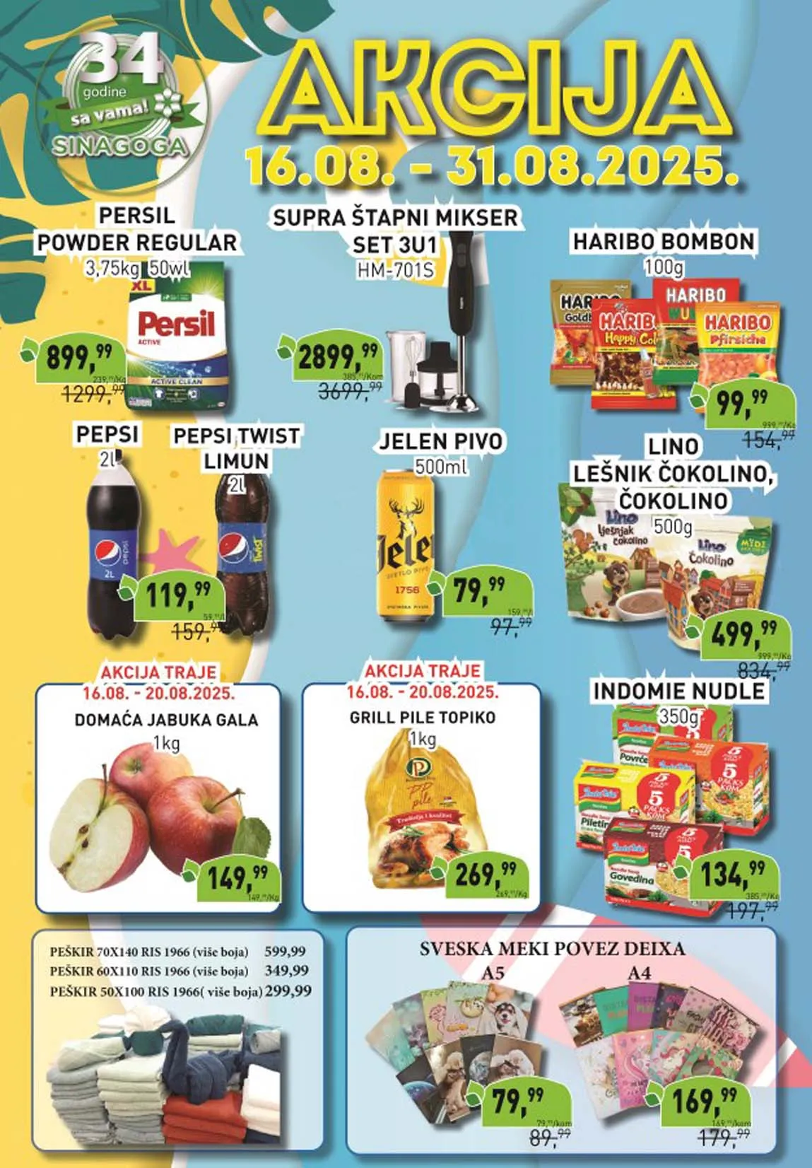 Sinagoga katalog – Akcija sniženja do 31.08.2025.