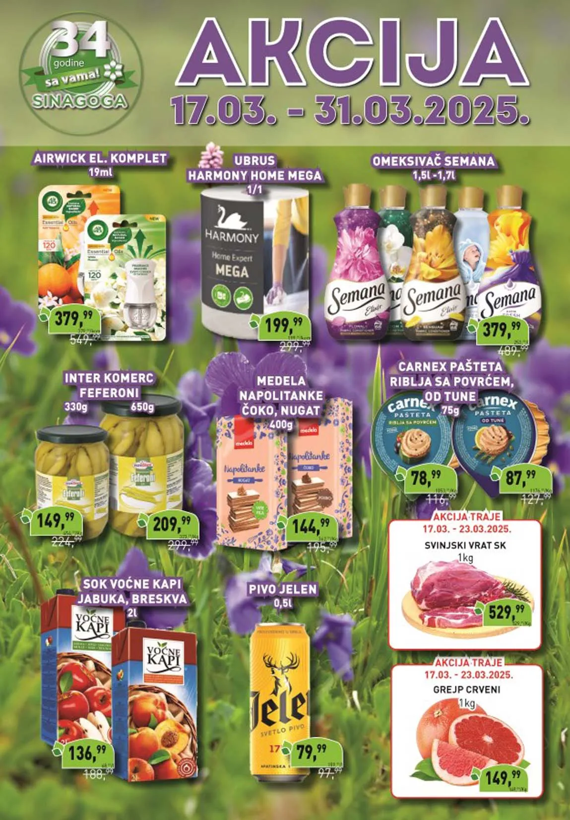 Sinagoga akcija Katalog sniženja do 31.03.2025
