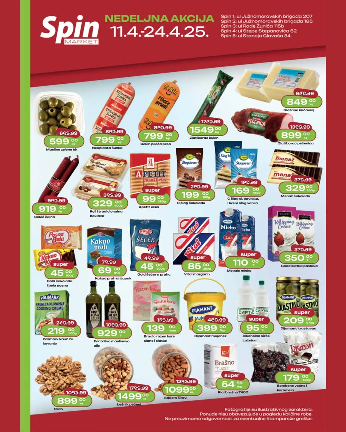 SPIN Katalog sta je na akciji AKCIJA