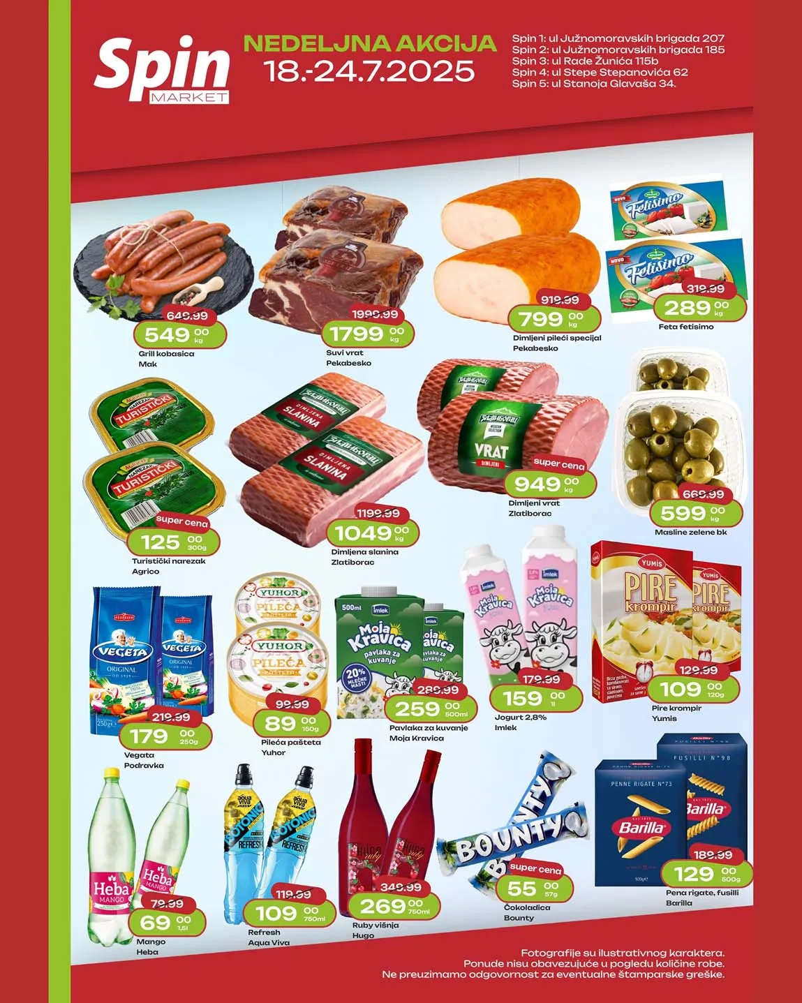 SPIN Katalog sta je na akciji AKCIJA