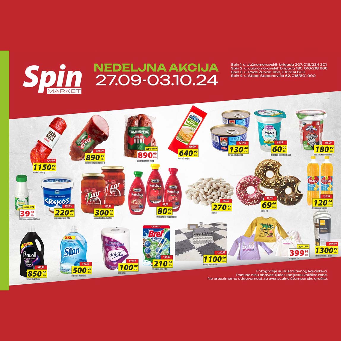 SPIN Katalog sta je na akciji AKCIJA