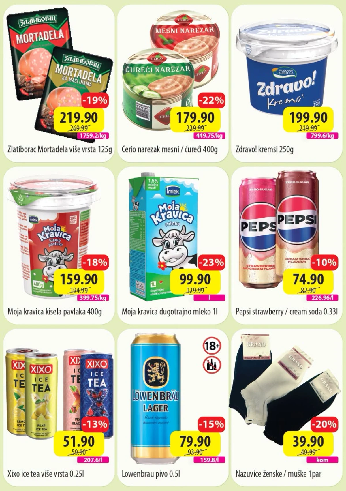 DTL SP Marketi TOP 7 katalog – prehrana, pića, kućna hemija, proizvodi za domaćinstvo i sezonske akcije