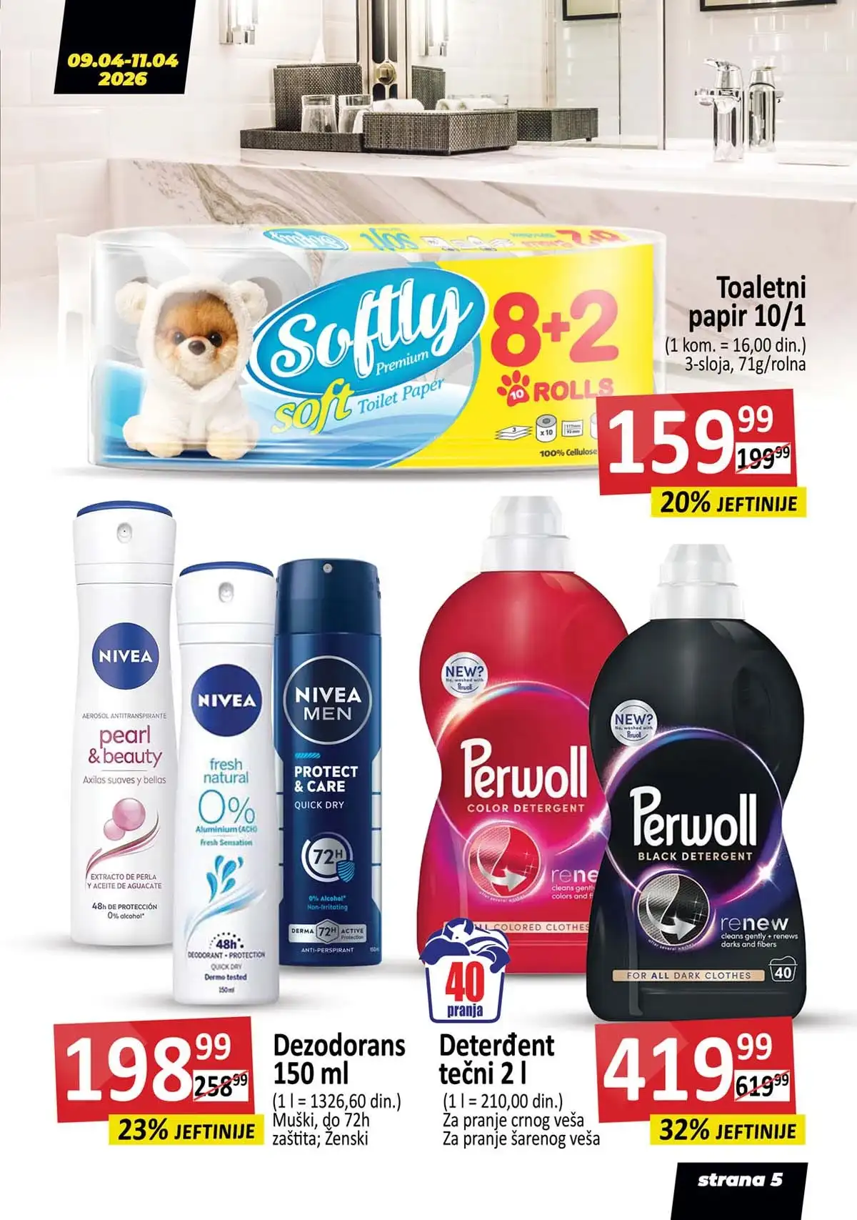 Stokomak akcija do 38% – kućna hemija i higijena na velikom sniženju