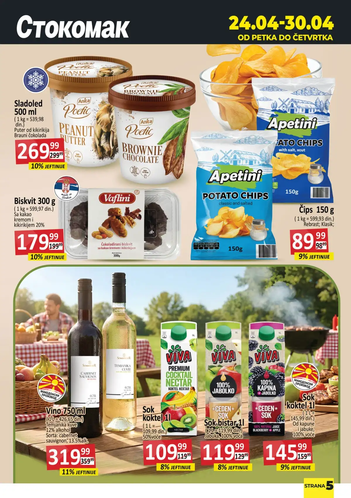 Stokomak katalog sredstva za domaćinstvo – proizvodi za čišćenje i održavanje na akciji