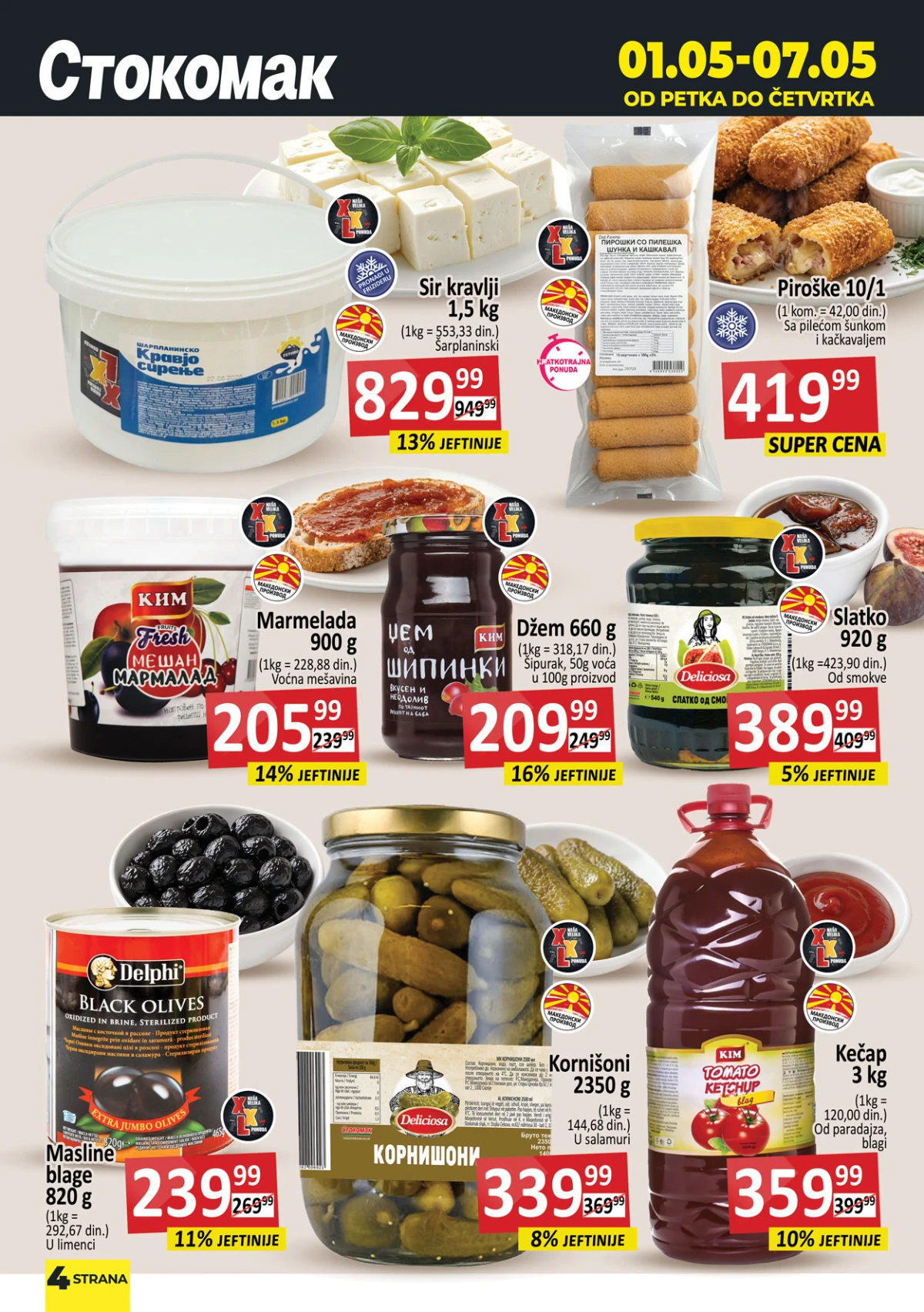 Stokomak akcija kućna hemija i higijena – deterdženti i sredstva za čišćenje sniženje do 30. aprila 2026