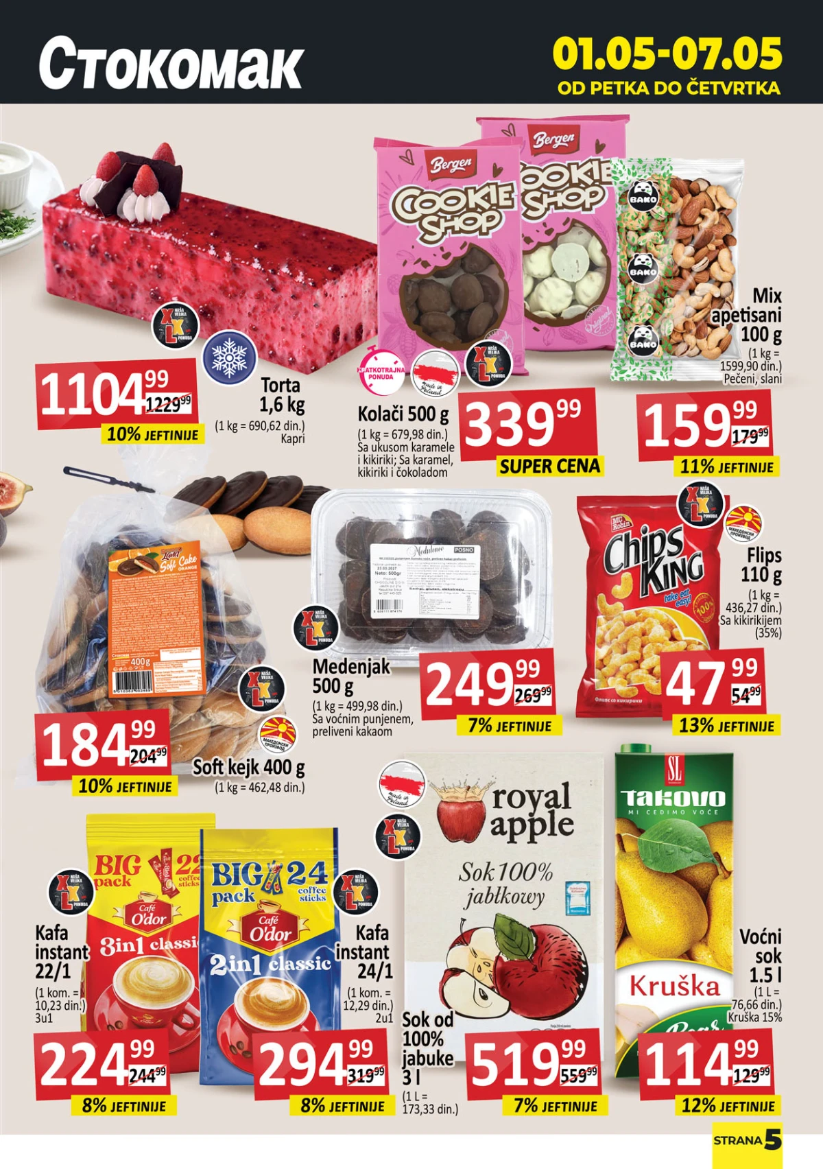 Stokomak katalog sredstva za domaćinstvo – proizvodi za čišćenje i održavanje na akciji