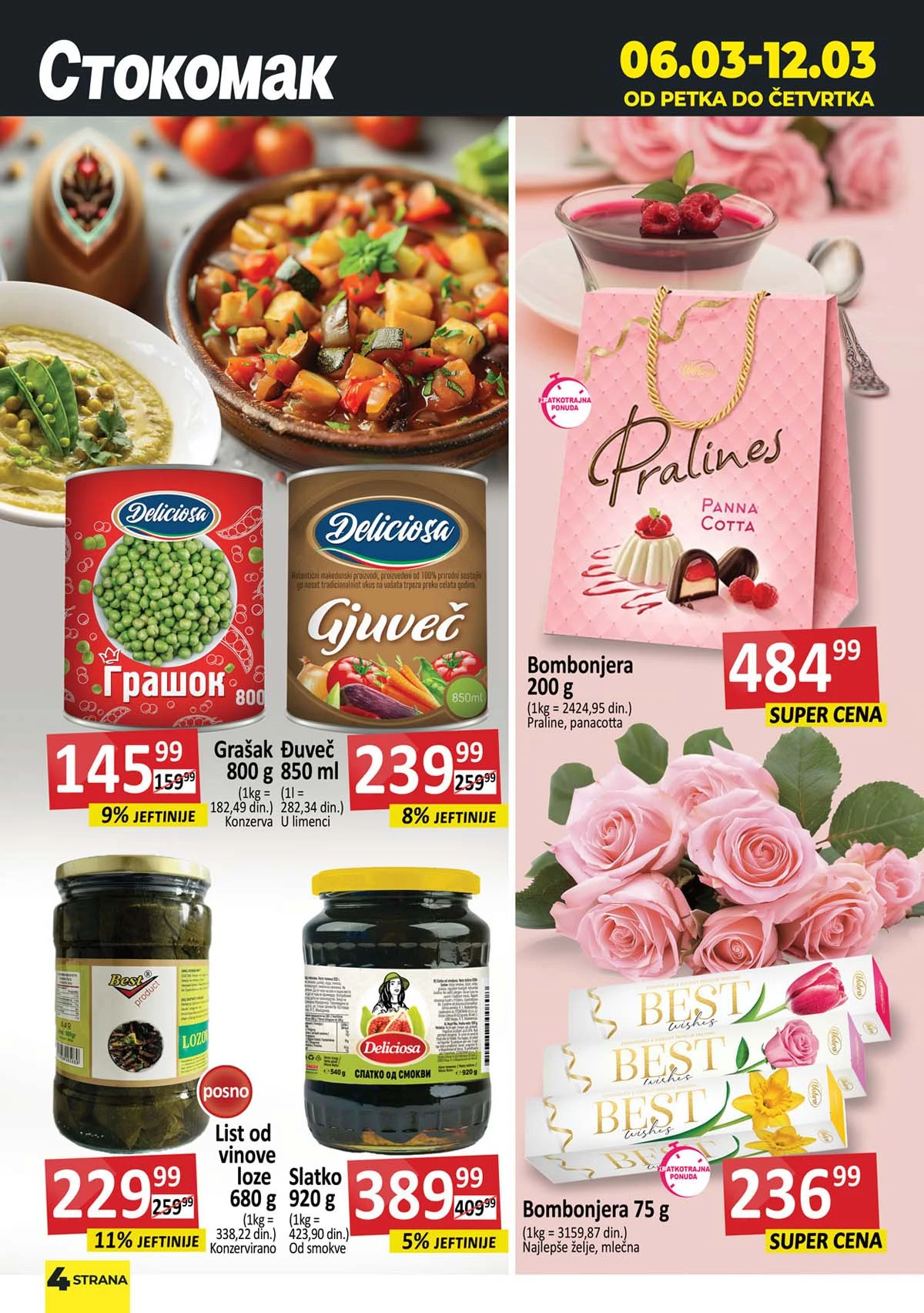 Stokomak akcija kućna hemija i higijena – deterdženti i sredstva za čišćenje sniženje do 12. marta 2026