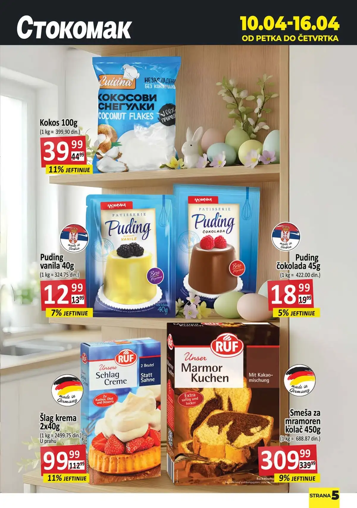 Stokomak katalog sredstva za domaćinstvo – proizvodi za čišćenje i održavanje na akciji