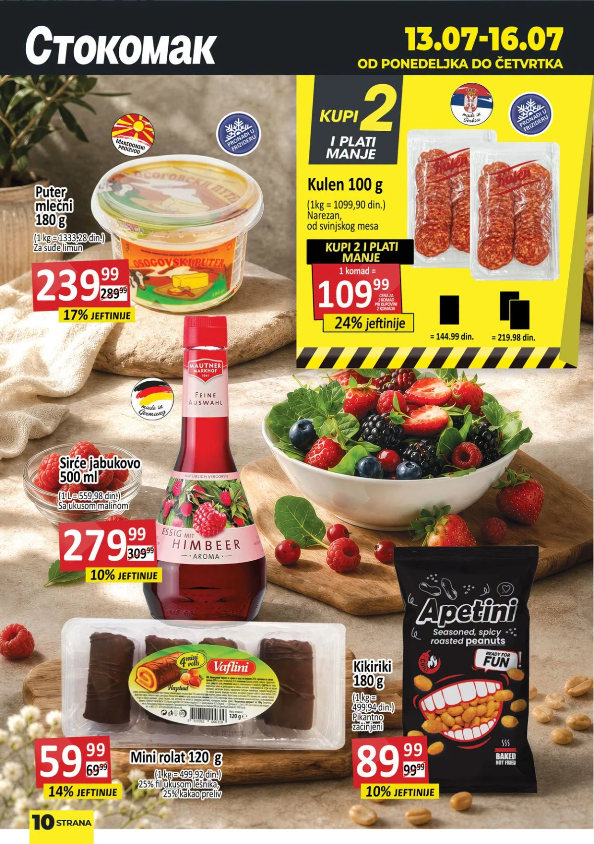 Stokomak katalog – kafa, keks, grickalice i slatkiši na akciji