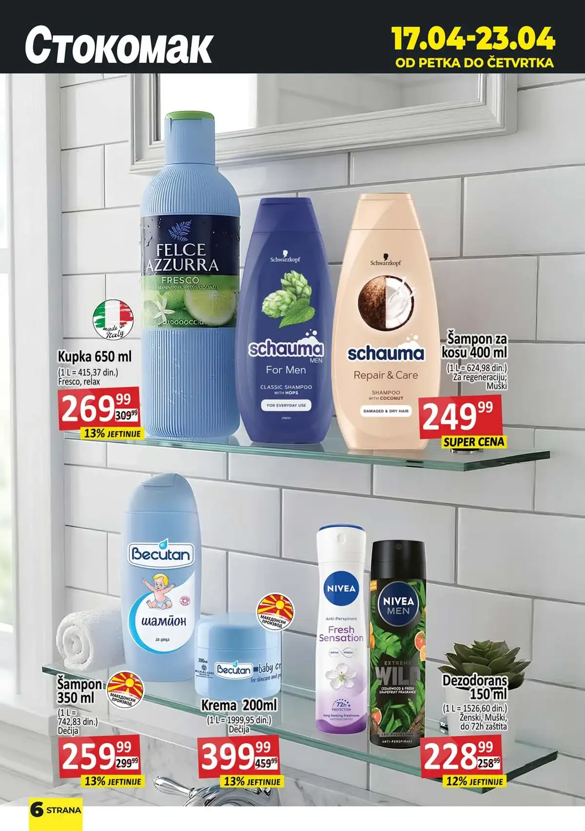 Stokomak akcija slatkiši i grickalice – čokolade, keksi i snack proizvodi na sniženju