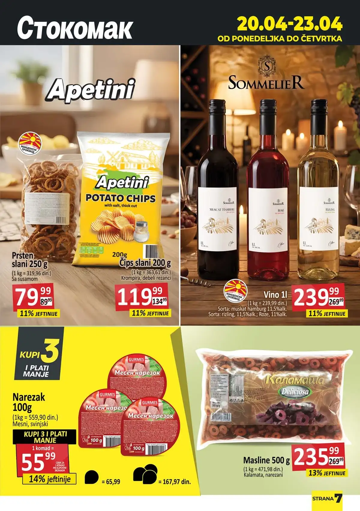 Stokomak katalog zamrznuti proizvodi – povrće, meso i gotova jela na sniženju