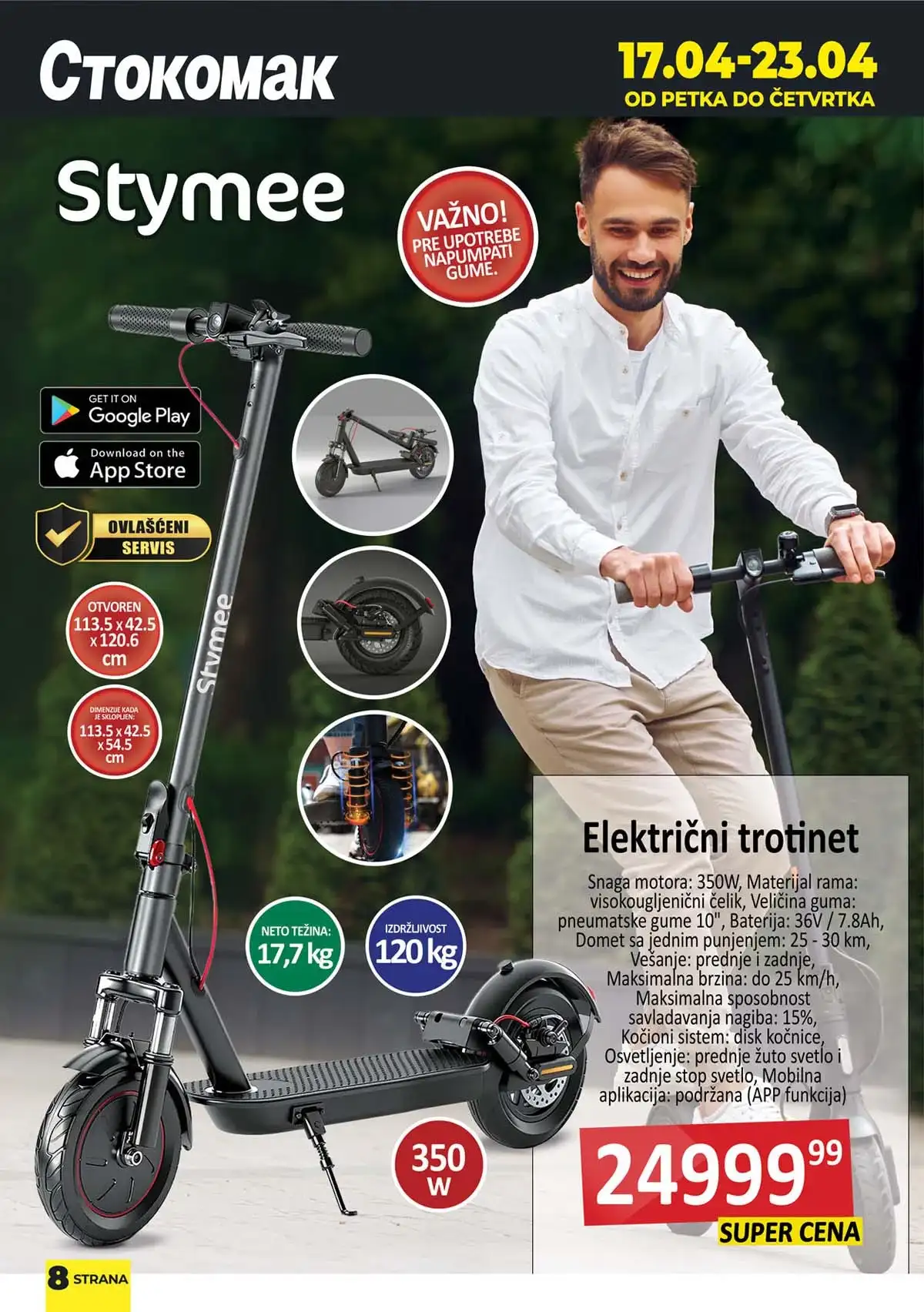 Stokomak akcija voće i povrće – sveže namirnice po akcijskim cenama do 23. aprila 2026