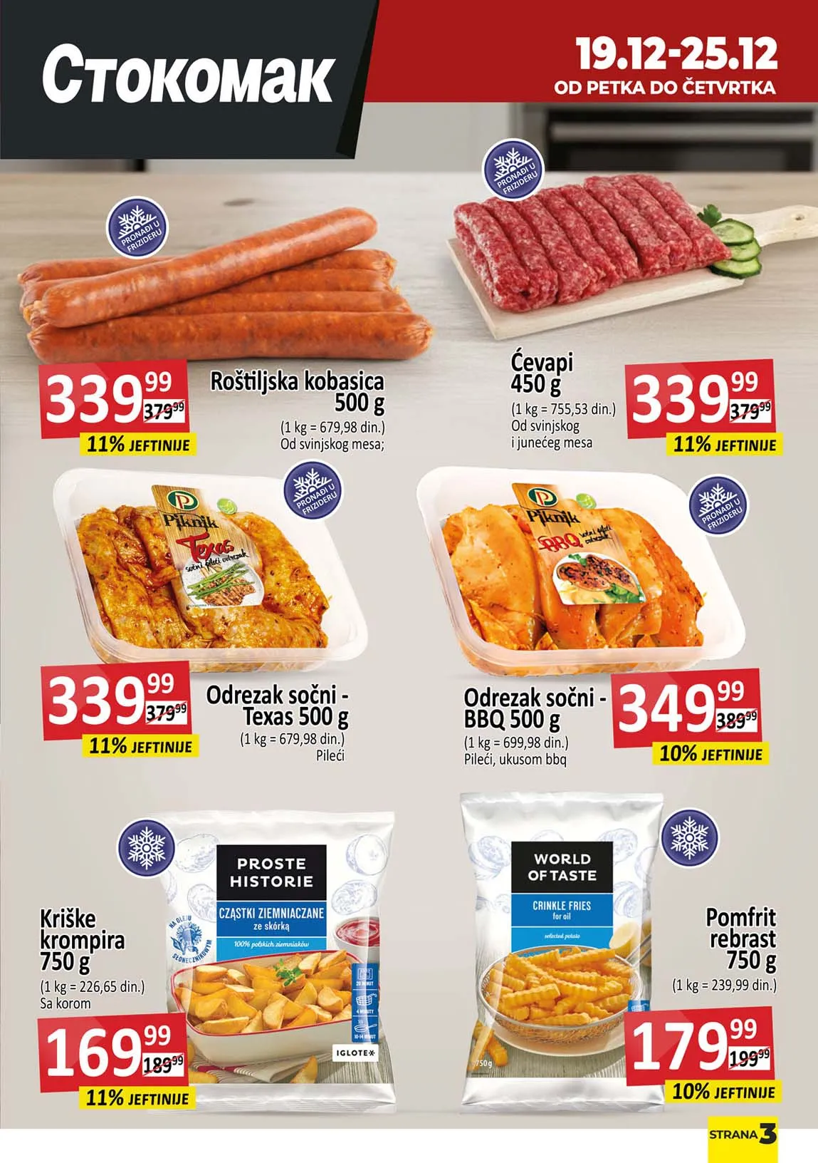 Stokomak akcija kataloška akcija sniženja