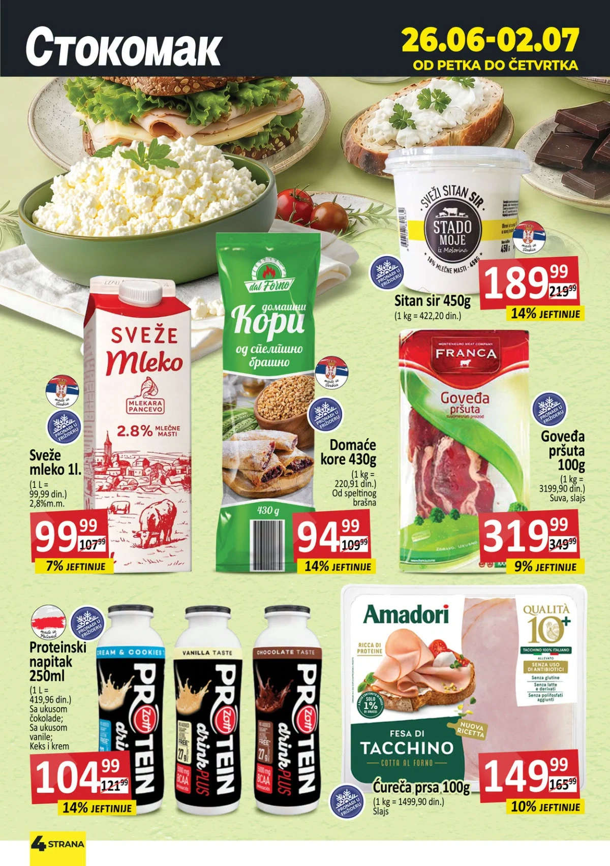 Stokomak akcija – kinoa, proso, čia semenke, izotonični napici i zdrava hrana