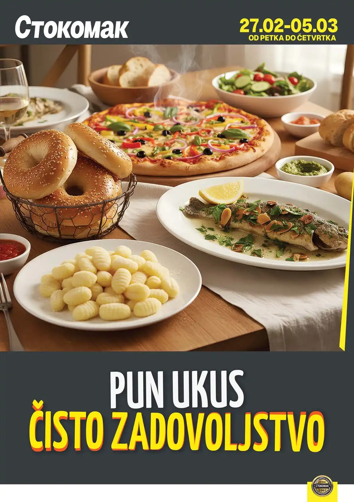 Stokomak katalog mlečni proizvodi – sir, mleko i jogurt na akciji do 5. marta 2026