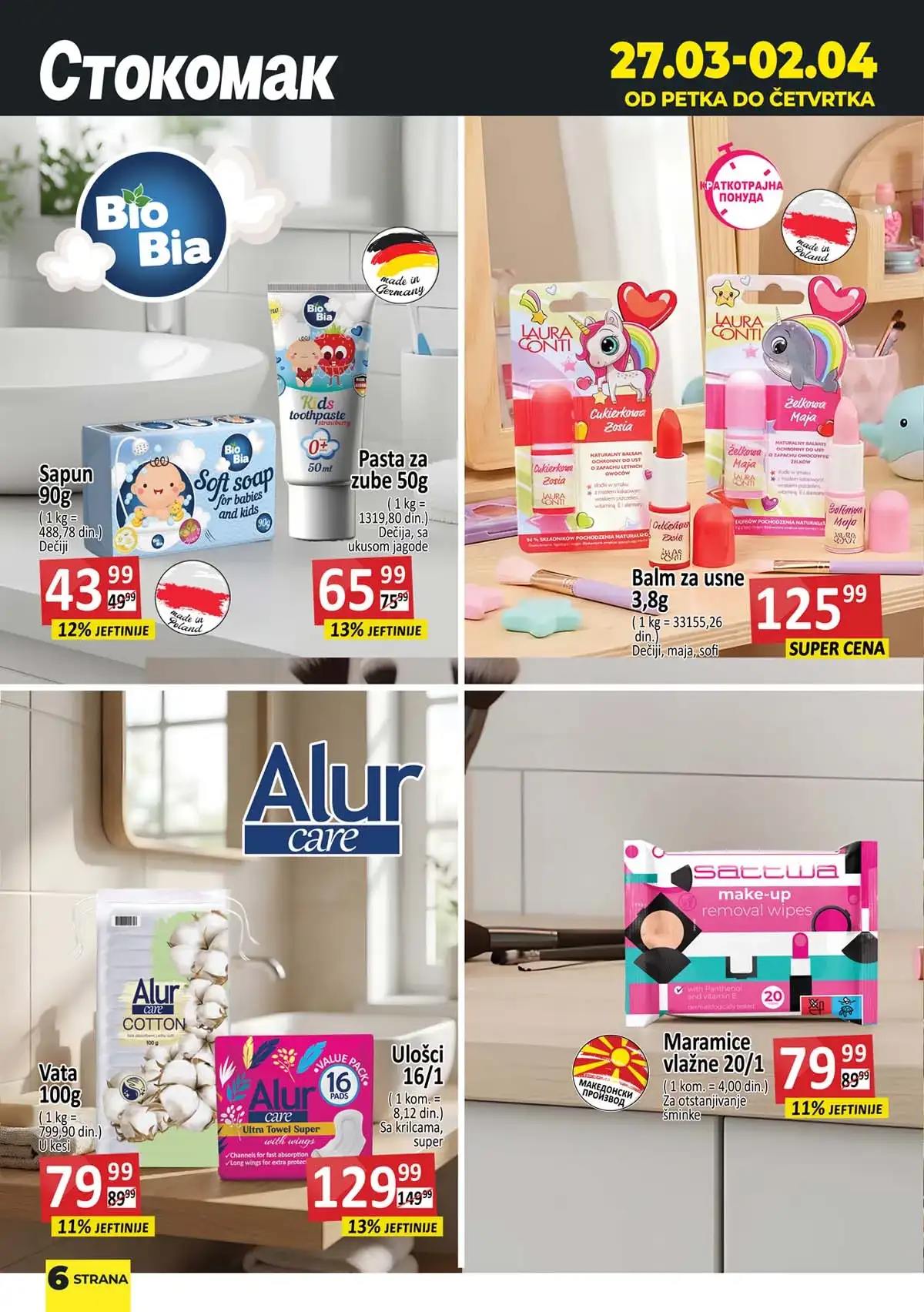 Stokomak akcija slatkiši i grickalice – čokolade, keksi i snack proizvodi na sniženju