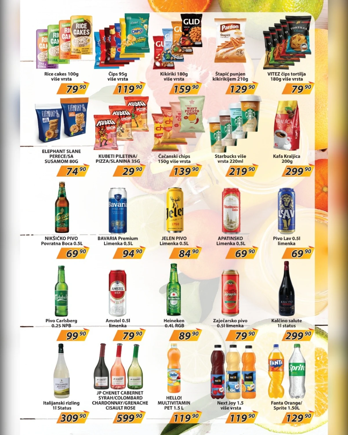 Šumadija Market katalog 01–31.05.2026 strana 6 sniženja piće i deterdženti