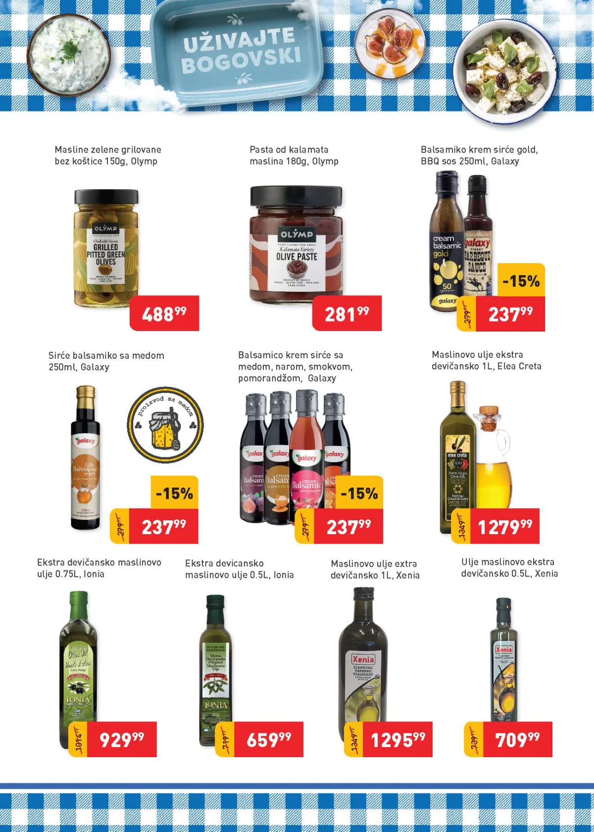 Maslinova ulja i balsamiko proizvodi