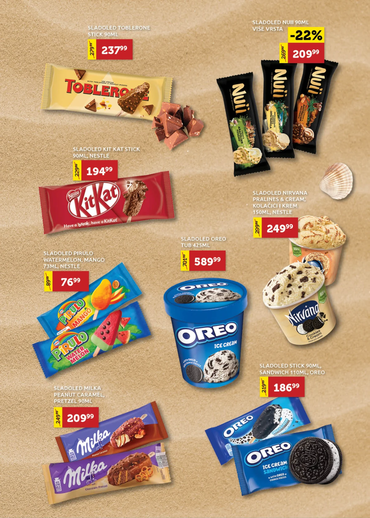 Super Vero akcija na čokolade, bombonjere, kolače, torte i slatkiše