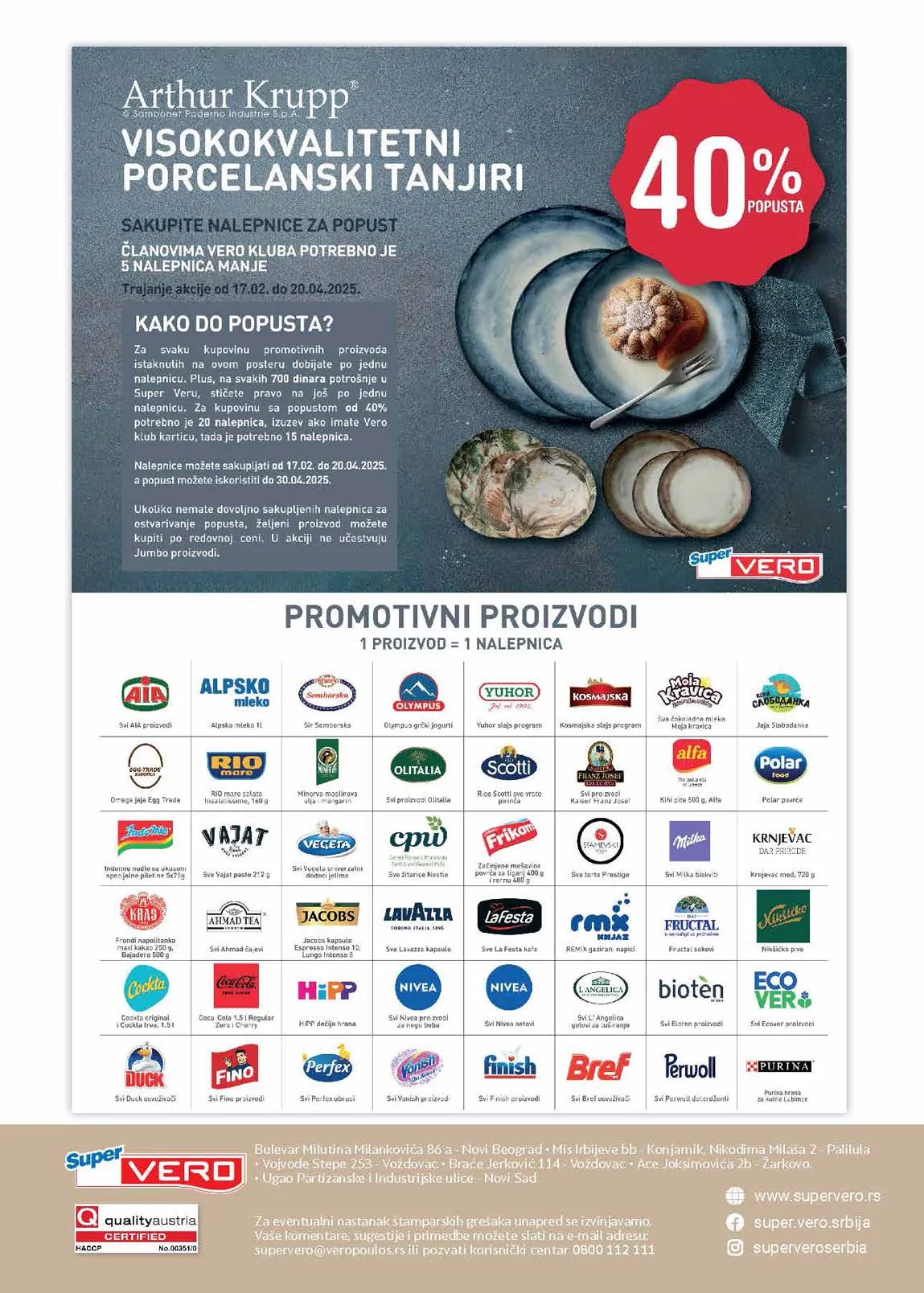 Super Vero Kataloška ponuda sniženja