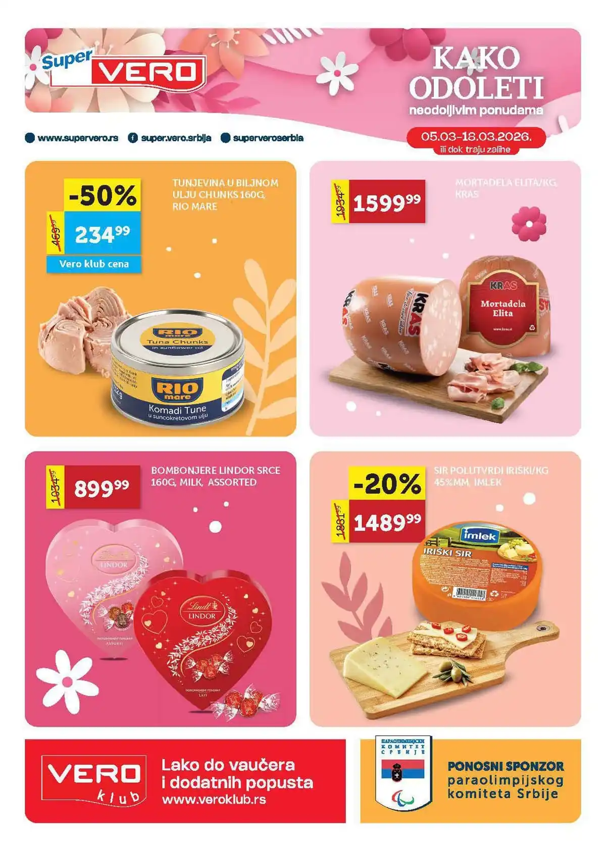 Super Vero katalog sniženja do 40% do 01.04.2026 strana 1