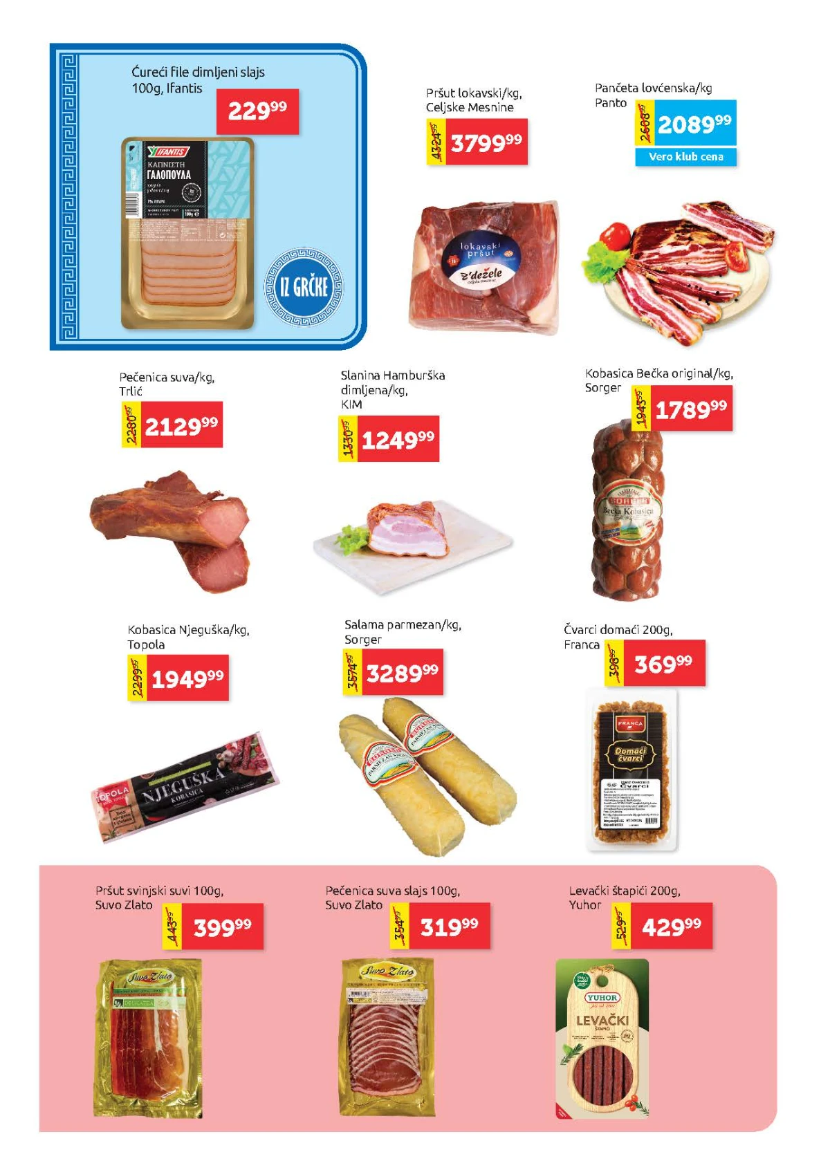 Super Vero katalog 14-27.05.2026 – pečenica, pršuta i kobasice na sniženju