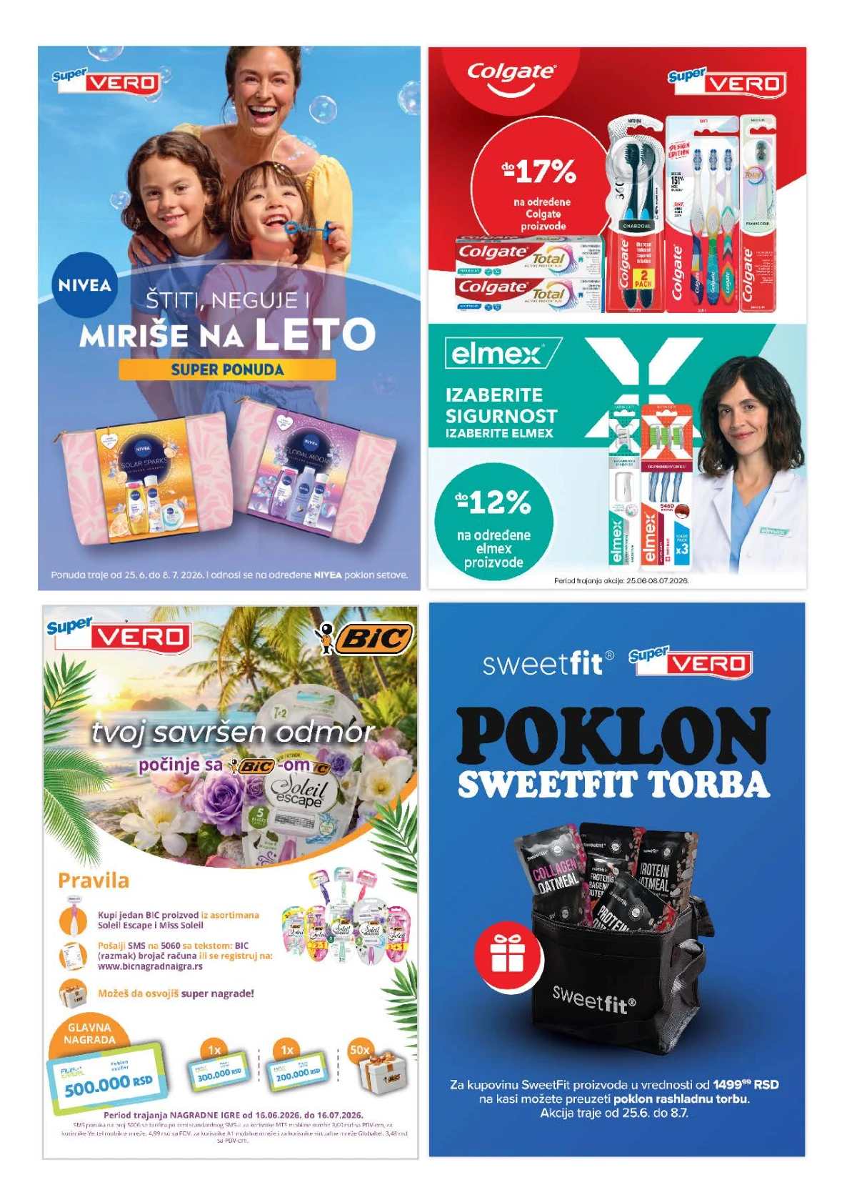 Super Vero specijalne promocije, poklon akcije i letnje ponude