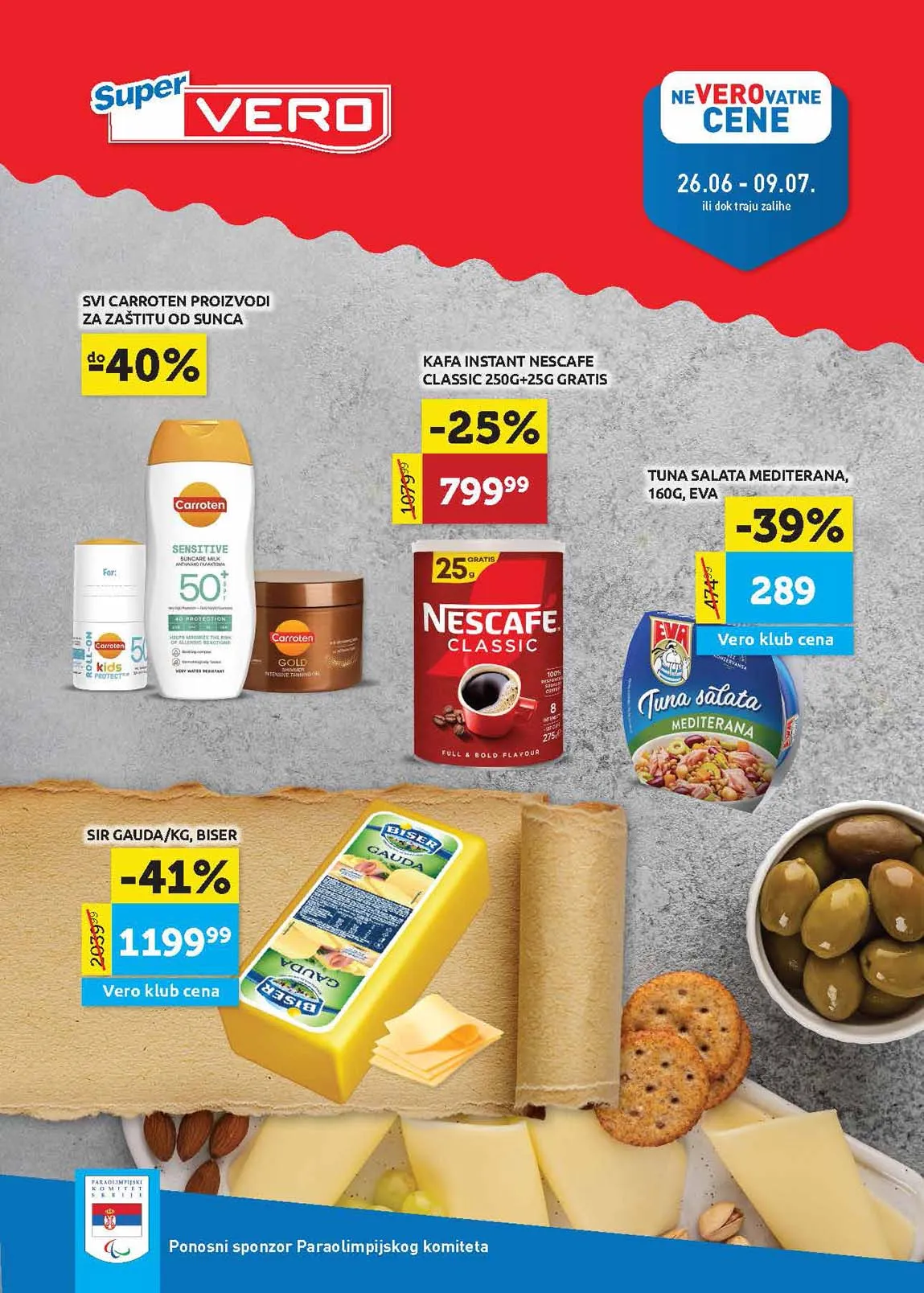 SUPER VERO Akcija Katalog sniženja do 09.07.2025