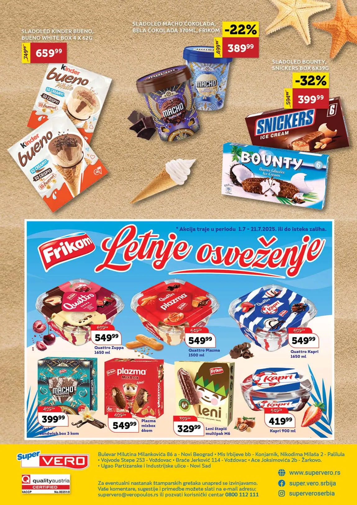 Super Vero Kataloška ponuda sniženja