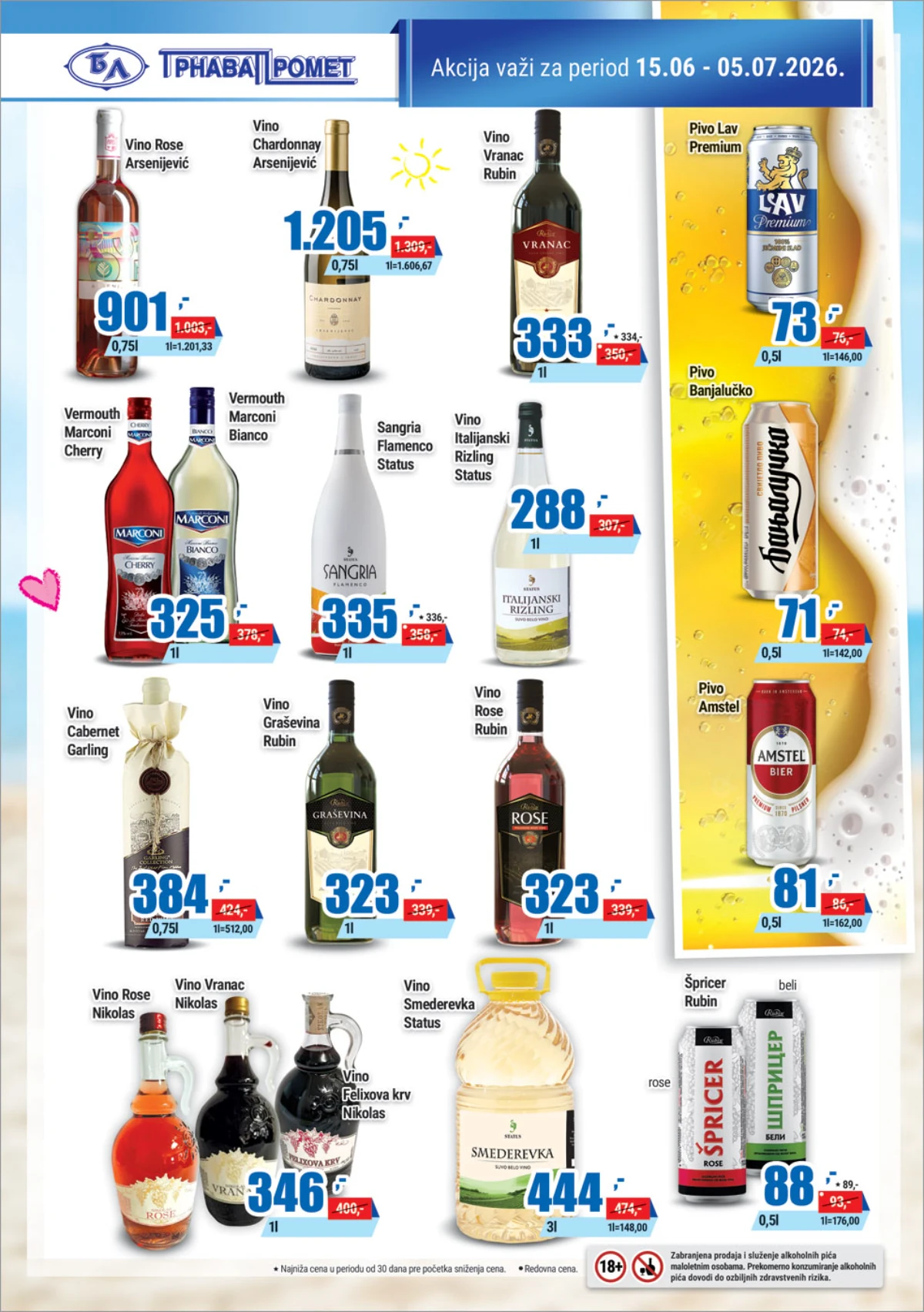 Trnava trgovina Akcija snizenja