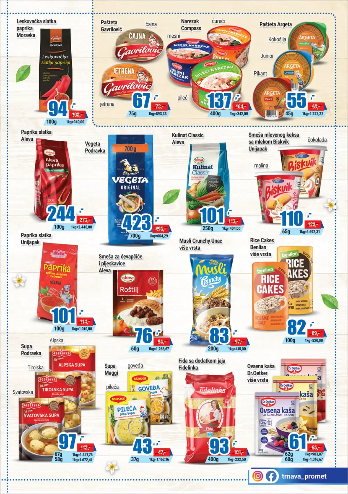 Trnava trgovina Akcija snizenja