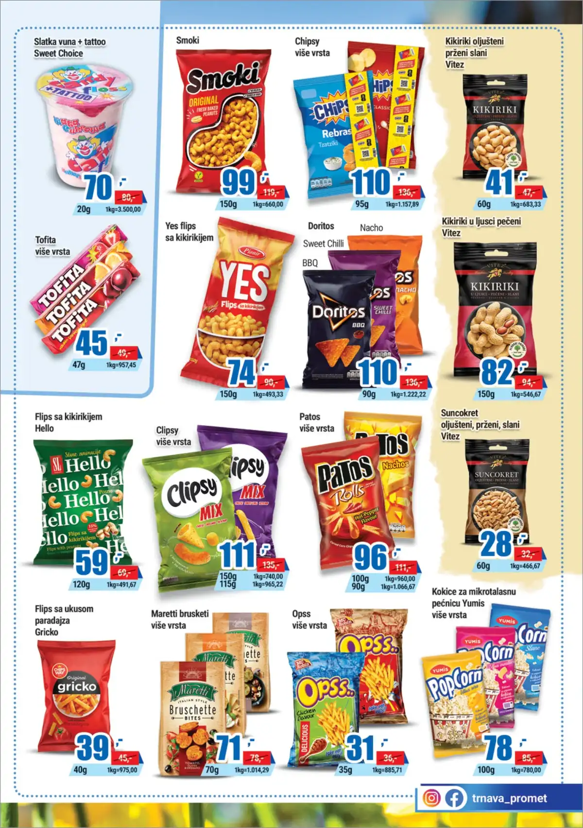 Trnava trgovina Akcija snizenja