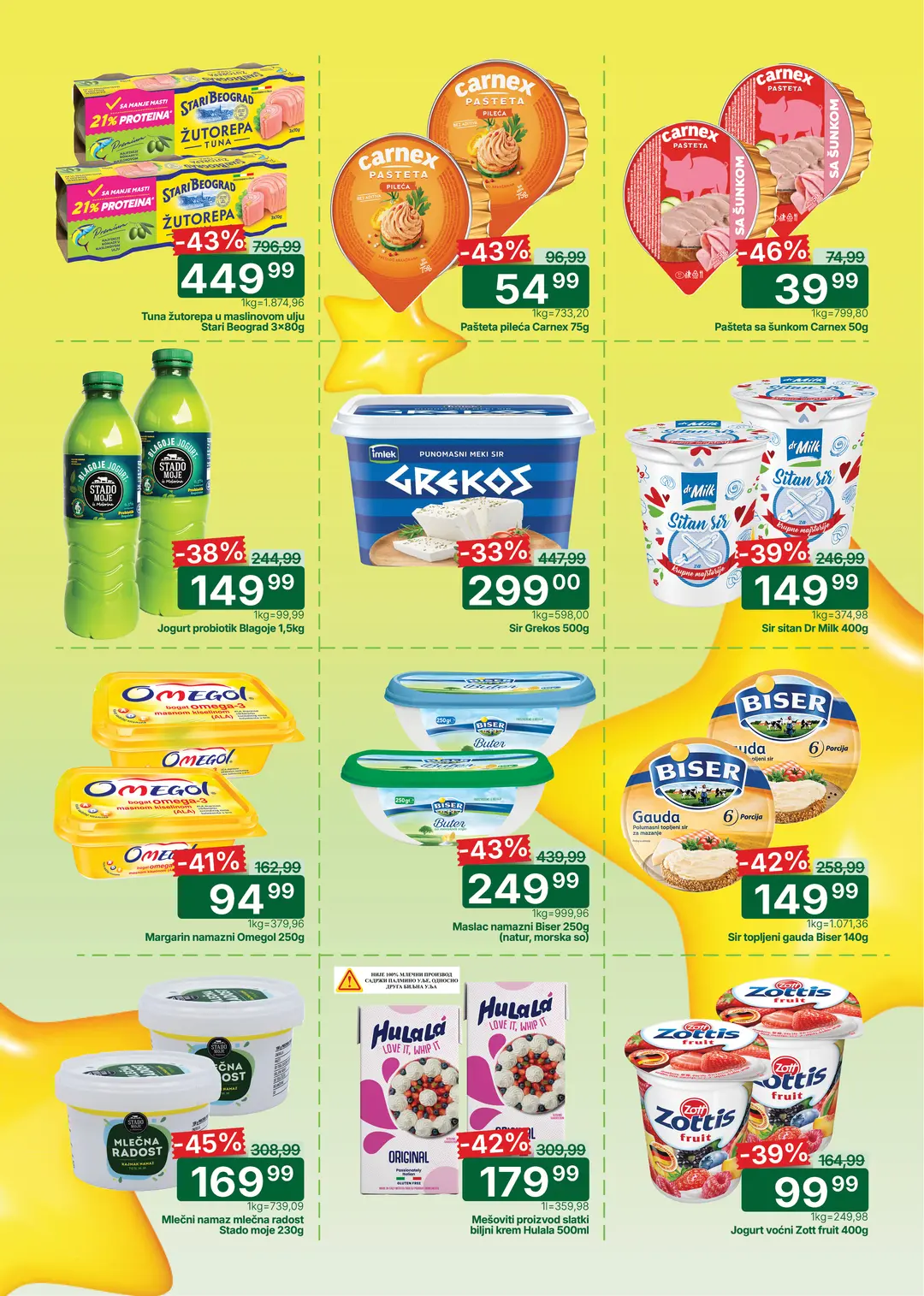 Univerexport katalog mlečni proizvodi i namazi sniženja strana 3