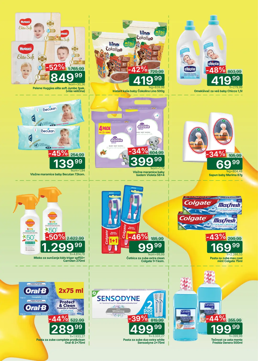 Univerexport katalog proizvodi za bebe i oralna higijena strana 9