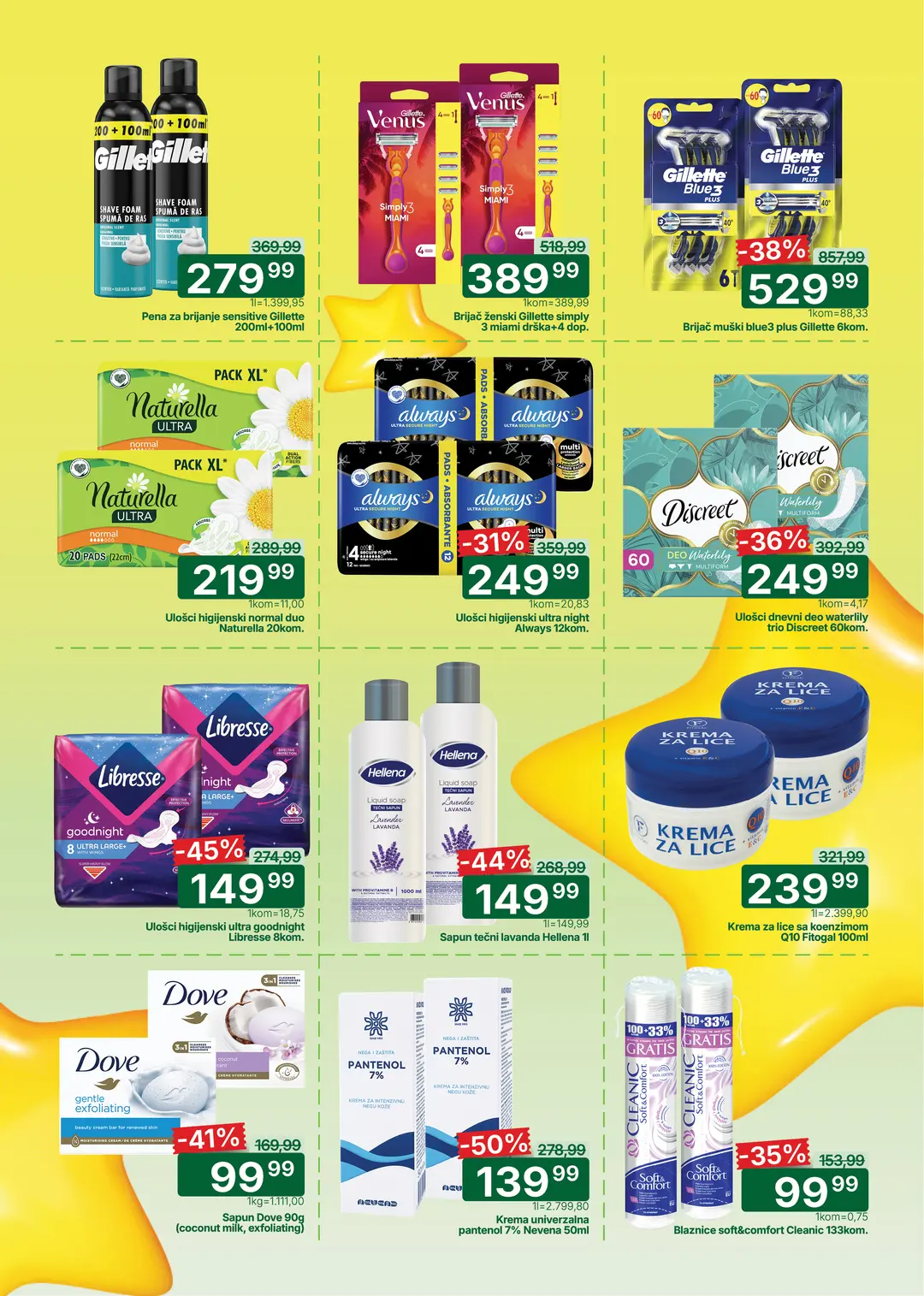 Univerexport katalog higijenski proizvodi i nega tela strana 11