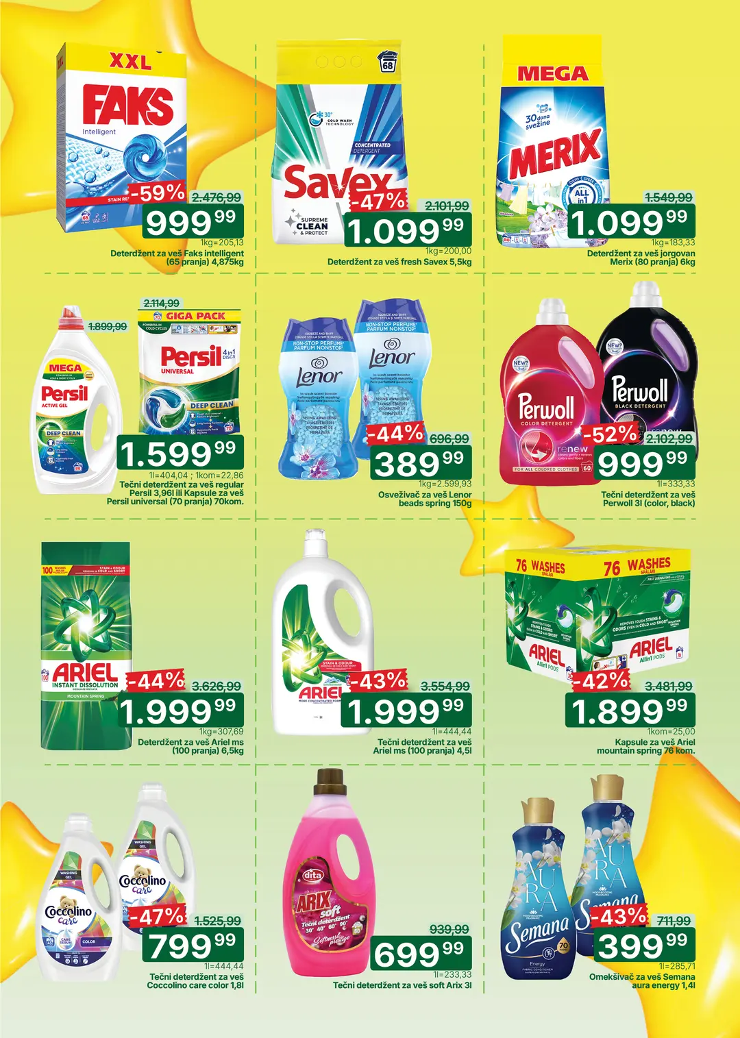 Univerexport katalog deterdženti i omekšivači za veš strana 12